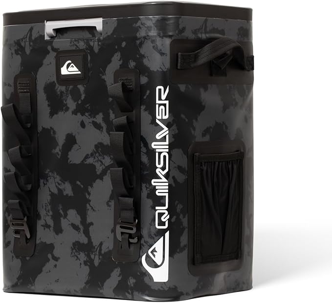 Quiksilver Zipperless Backpack Cooler 30L, Holds 36 Cans, 48 Hour Insulation, Leakproof & Waterproof Design, Heavy Duty TPU, IPX7, Padded Straps, Kangaroo Pockets