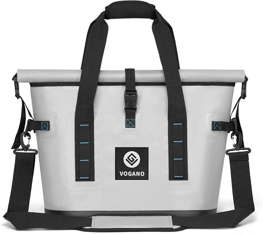 40 Can Soft Cooler Bag - Insulated Leak-Proof Large Cooler Bag with Roll-Top Waterproof Seal | Portable Ice Chest for Camping, Beach, Travel, Picnics | 12HR Cold Retention