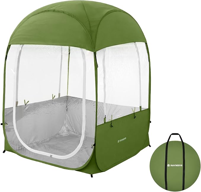 Sports Tent, Portable & Foldable Pop Up Tents Shelter with Carry Bag, Instant Weather Proof Clear View Bubble Tent for Fishing, Camping, Watching Sports Events