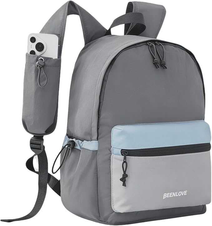Lightweight Hiking Bag 16L Waterproof,Foldable Backpack for Hiking Essentials,Packable Back pack for Cycling Gym,Grey