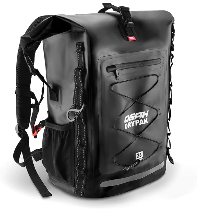 Waterproof Backpack Dry Bag 25L/35L/55L/85L – Heavy Duty Roll-Top Hiking Backpack Sack Keeps Gear Dry for Travel, Kayaking, Boating, Camping, Rafting and Fishing