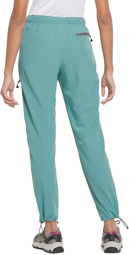 baleaf Women's Hiking Pants Quick Dry Lightweight Water Resistant Elastic Waist Cargo Pants for All Seasons