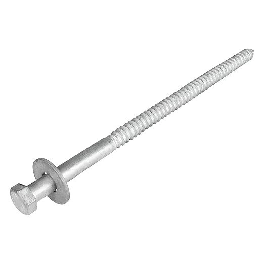 1/2 x 10 (25 Pack) Lag Screw Kit, 25 Screws and 25 washers, Hot Dip Galvanized, Meets ASME B18.2.1 Industrial/Commercial Grade by Makers Bolt