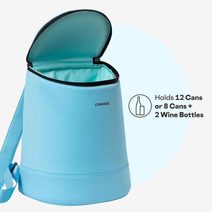 Corkcicle EOLA Cooler Backpack, Waterproof and Leak Proof Insulated Bag, Perfect for Wine, Beer, and Ice Packs