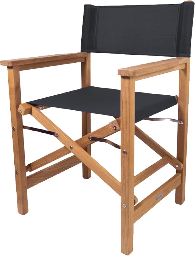 SeaTeak Director's Chair | with DURASLING Fabric Seat Cover | Foldable Director’s Chair