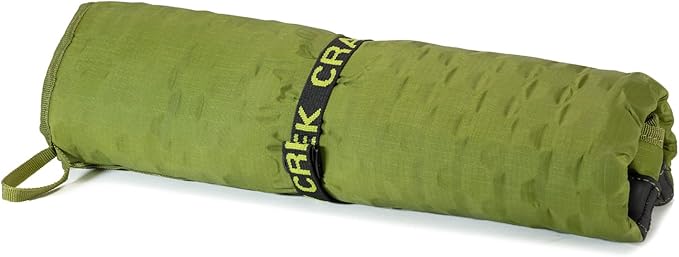 Crazy Creek HEX 2.0 PowerLounger for Day Hiking & Backpacking Trips, 250 LBS Weight Capacity, Adjustable Straps, Compact Design, Water-Resistant Olive/Slate