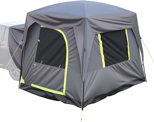 VEVOR SUV and Pickup Truck Camping Tents, Waterproof Double Layer Design with Carry Bag, Accommodates 2-9 Persons for Outdoor Activities