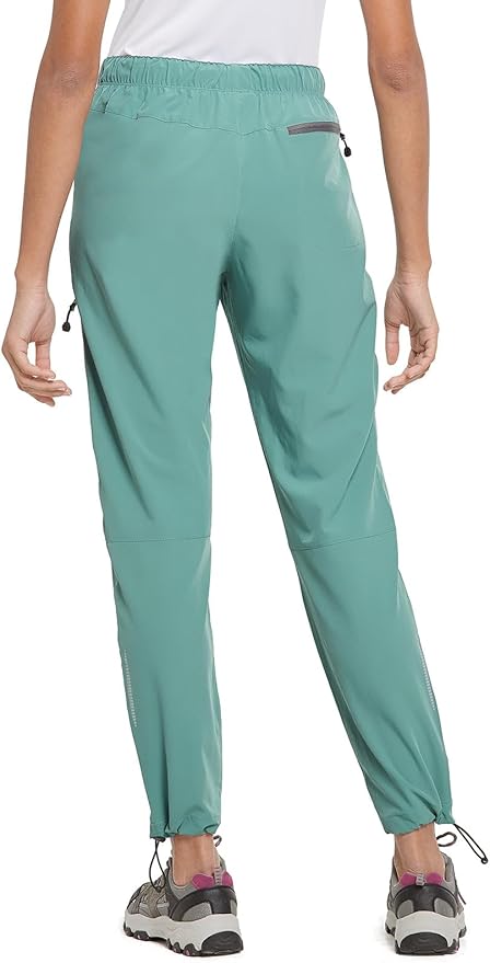 baleaf Women's Hiking Pants Quick Dry Lightweight Water Resistant Elastic Waist Cargo Pants for All Seasons