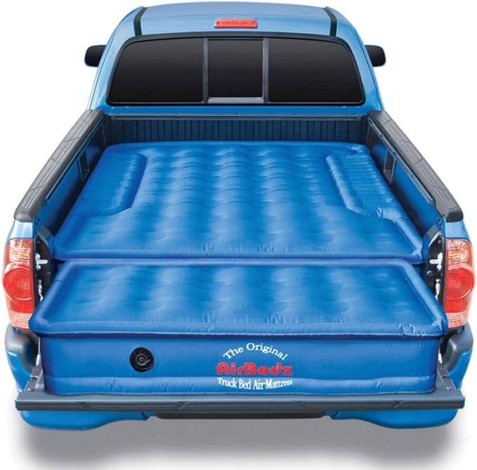 Pittman - Truck Bed Mattress 5.5 ft > 5.8ft - The Original Airbedz Truck Bed Air Mattress 5.8 ft > 5.5 Foot - for Full Size Short Sized Pickups, 25% More Coverage for Pickup Camping