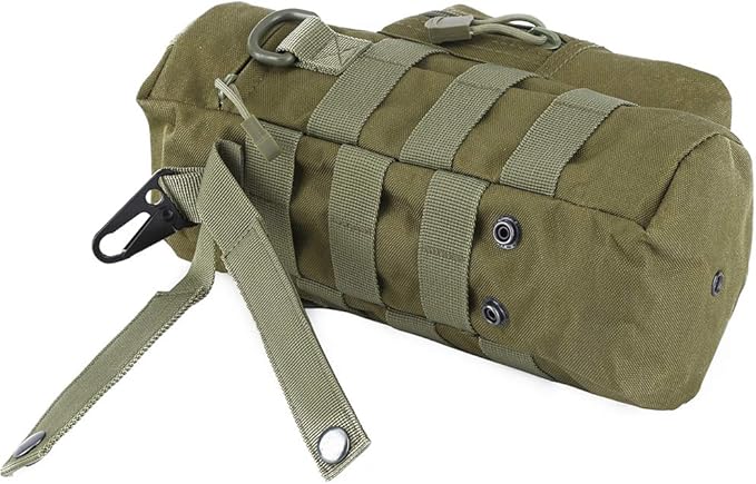 Molle Water Bottle Holder, Tactical Water Bottle Pouches for Backpack with D-Ring Hook