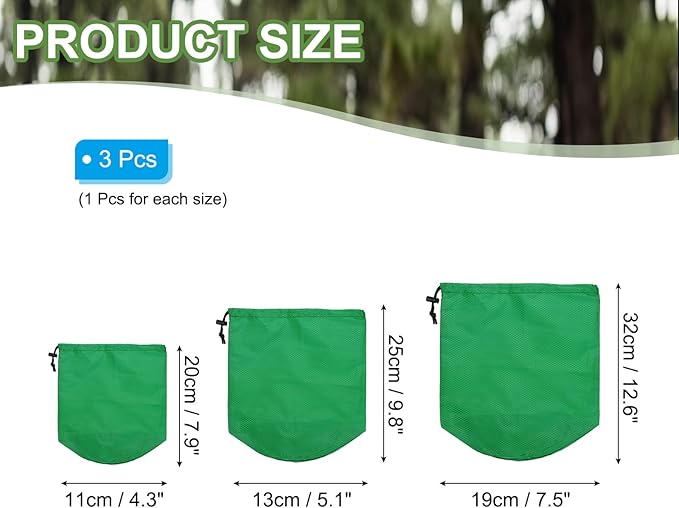 PATIKIL Stuff Sacks, Waterproof Outdoor Storage Sack Portable Drawstring Dust Flap Bag for Camping
