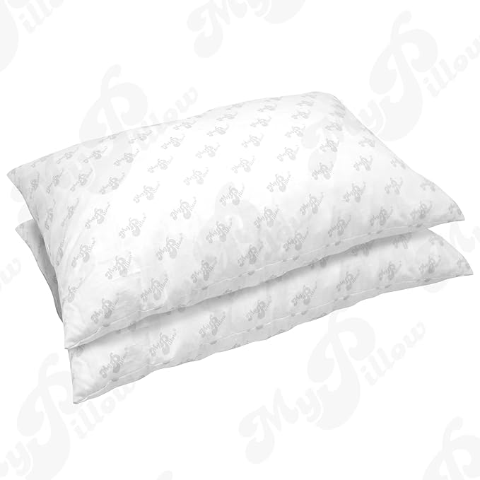 MyPillow Bedding Bed Pillows for Sleeping King Size, Set of 2, Pillow for Back, Stomach or Side Sleepers Classic Pillow [King, Medium]