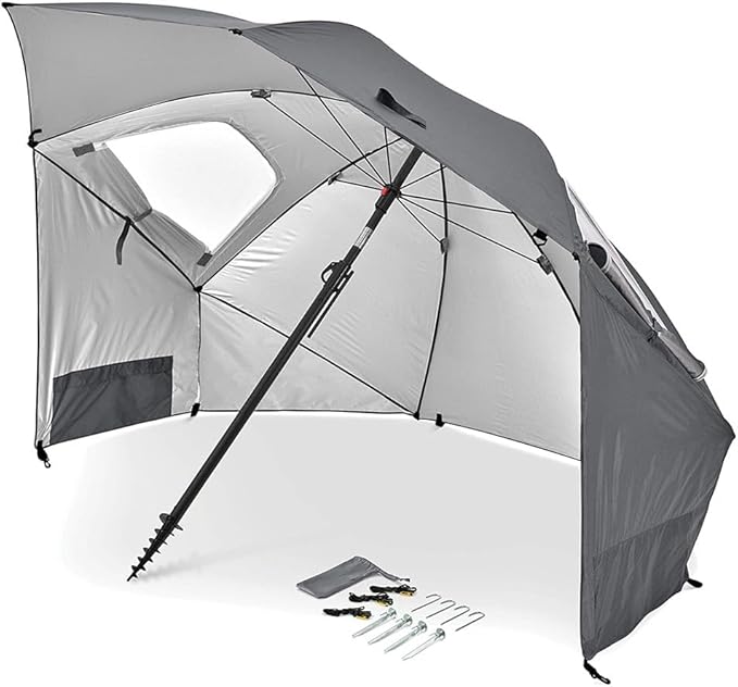 Sport-Brella Premiere XL UPF 50+ Umbrella Shelter for Sun and Rain Protection