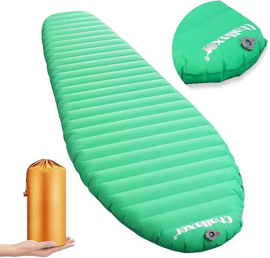 Ultralight Sleeping Pad for Camping, 74.8"x23.2" Camping Mat with Pump Sack Inflatable Sleeping Pads Compact for Camping Backpacking Hiking Traveling Tent