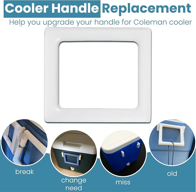 Cooler Handle Replacement for Coleman Xtreme Cooler, Two-Way Handle Part Compatible Model 3000005306, R5286b120g
