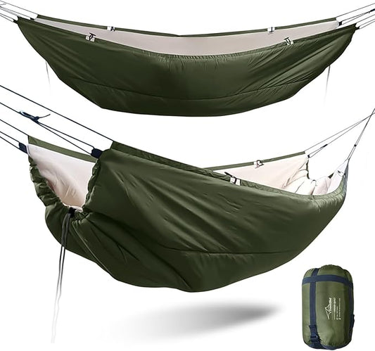 Hammock Underquilt for Camping Hammock, Warm Insulation Ultralight 4 Season Under Quilt for Hammocks, Portable for Hiking, Backpacking