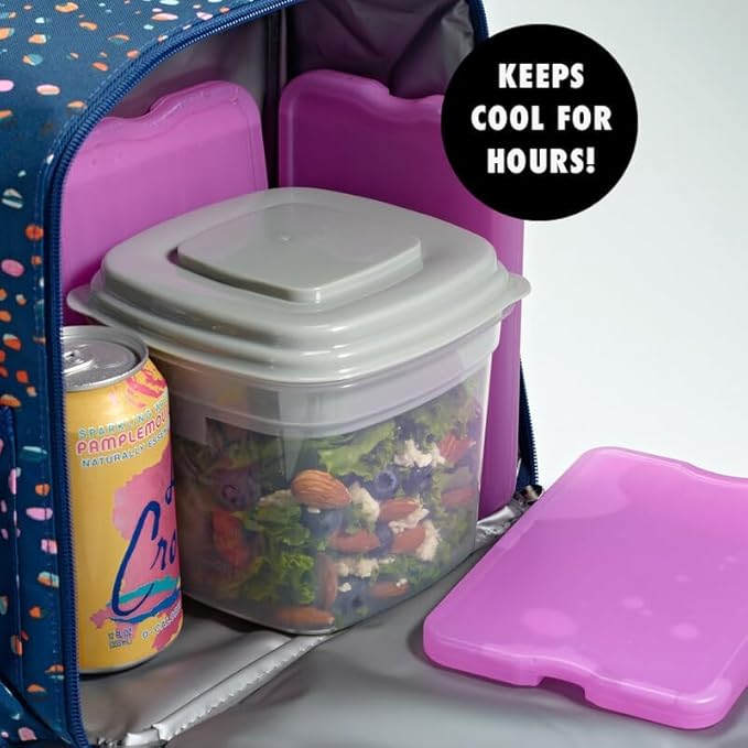 Cool Coolers by Fit + Fresh Slim Compact Reusable XL Ice Pack, Perfect for Lunch Boxes, Coolers, and Beach Bags