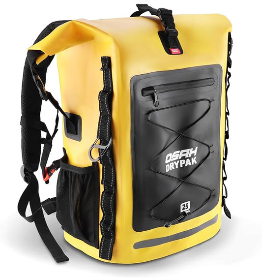 Waterproof Backpack Dry Bag 25L/35L/55L/85L – Heavy Duty Roll-Top Hiking Backpack Sack Keeps Gear Dry for Travel, Kayaking, Boating, Camping, Rafting and Fishing