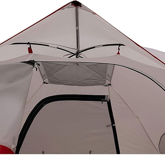 ALPS Mountaineering Meramac 4-Person Tent, Gray/Red
