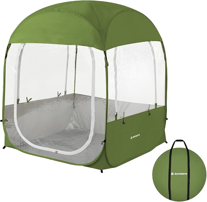 Sports Tent, Portable & Foldable Pop Up Tents Shelter with Carry Bag, Instant Weather Proof Clear View Bubble Tent for Fishing, Camping, Watching Sports Events