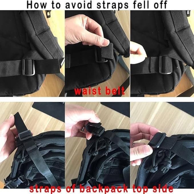 REEBOW GEAR Tactical Backpack for Men Army Molle Military Style Assault Pack Bug Bag Backpacks Daypack (40L Black)