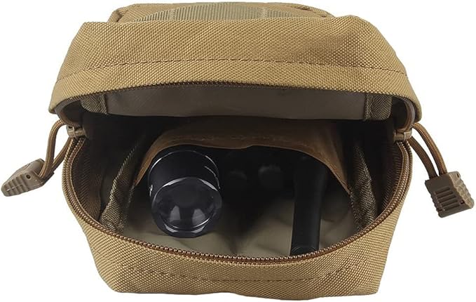 2 Pack Tactical Molle Pouch - Premium Durable Utility Bag for Military, Hiking, Camping, Hunting, EDC & Duty Belts, Backpacks and Vests