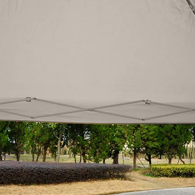 Outsunny 210D Oxford 10' x 10' Pop Up Canopy Tent with Netting, Instant Screen Room House, Tents for Parties, Height Adjustable, with Carry Bag, for Outdoor, Garden, Patio