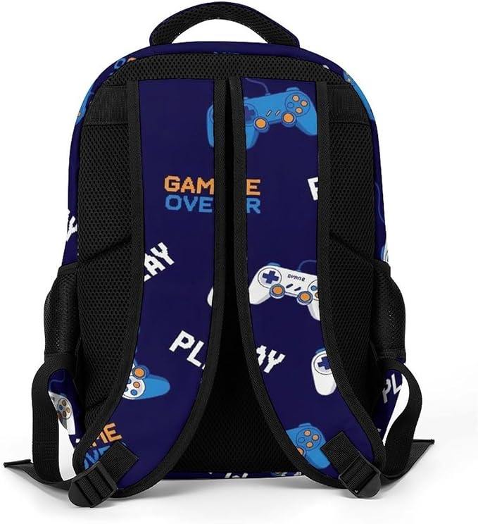 Large Capacity Travel Backpack Play Video Game Weapon Games, Carry On Anti Theft Laptop Backpack with Multi Compartments for Business Weekender Hiking