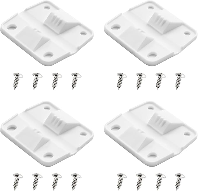 Replacement Cooler Hinges for Coleman Camping Accessories and Ice Chest, Cooler Hinges Kit for Rubbermaid Parts - 4 Pack