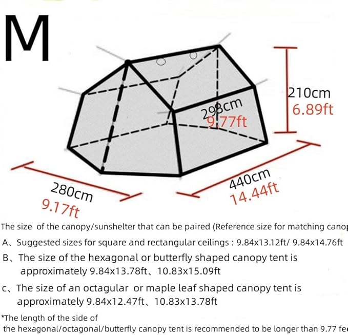 Outdoor Mesh Screen House Lightweight Camping Canopy Tent Net Mesh Outdoor 4-6 Person Mesh Net Travel Portable Tarp Mesh (Small)