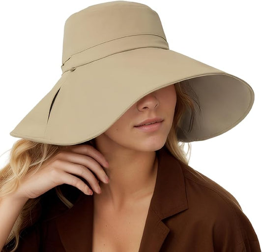 BENEUNDER Reversible Wide Brim Sun Bucket Hats UPF50+ UV Protection Foldable for Women Outdoor Beach Vacation Travel