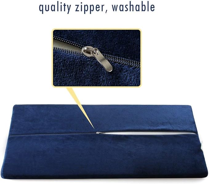 Soft Memory Foam Sleeping Pillow for Lower Back Pain,Multifunctional Lumbar Support Cushion for Hip,Sciatica and Joint Pain Relief,Orthopedic Side Sleeper Bed Pillow