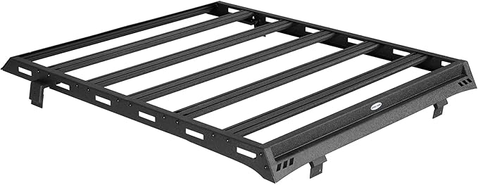 Hooke Road TJ Roof Rack Aluminum Cross Bars Cargo Basket for Jeep Wrangler TJ Hardtop 1997 1998 1999 2000 2001 2002 2003 2004 2005 2006 (Exclude Unlimited)