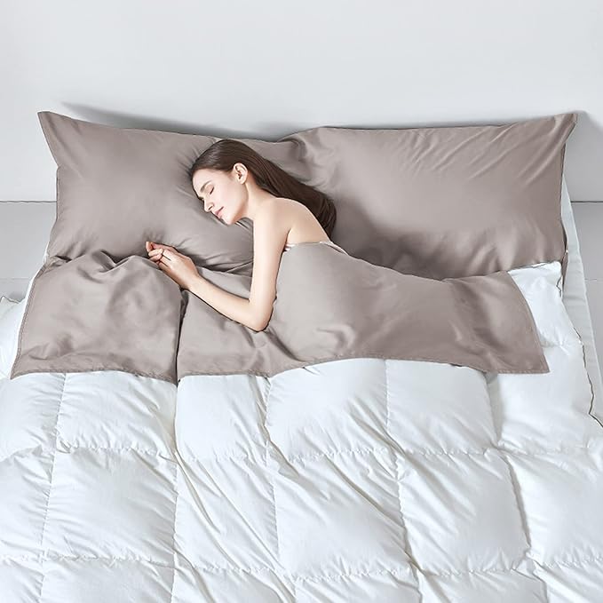 Travel and Camping Sheets Sleeping Bag Liner,Lightweight Travel Sheets for Hotel Portable Hotel Sleeping Bag Sack for Adults,Premium Soft Hotel Sleep Sheet for Traveling Hostels Picnic