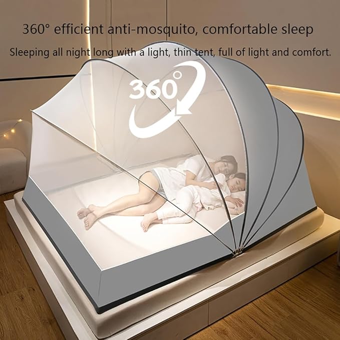 Foldable Mosquito Net, Summer Portable Household Blackout Bed Canopy, Installation-Free Pop-Up Bed Net Tent, Suitable for Indoor Or Outdoor(F,31.5x74.8x49.2in)