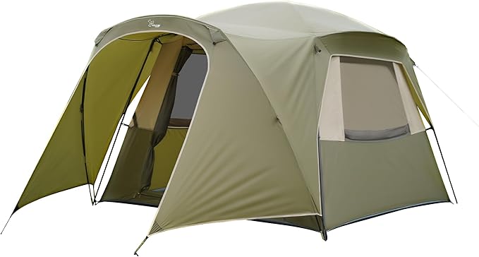 Vidalido 3-4 Person Tent with 1 Mesh Door and 2 Large Mesh Window, Double Layer Waterproof Portable Family Cabin Tent, 4 Person Tents for Outdoor Camping Hiking