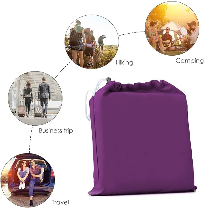 Sleeping Bag Liner Camping Travel Home Bed Sheet Lightweight Breathable Hotel Compact Sacks