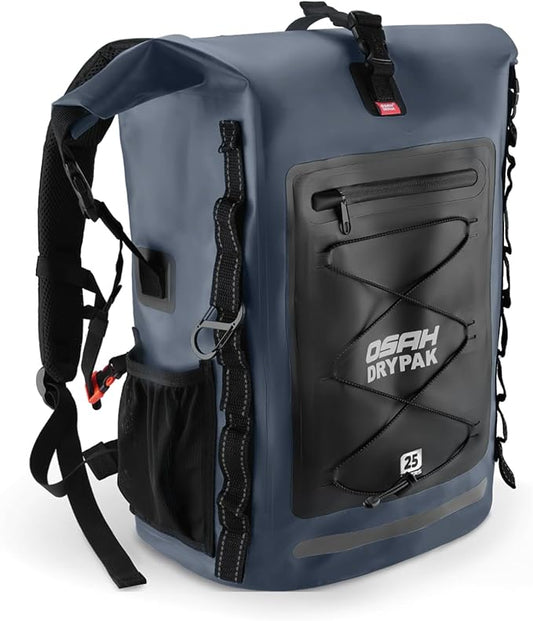 Waterproof Backpack Dry Bag 25L/35L/55L/85L – Heavy Duty Roll-Top Hiking Backpack Sack Keeps Gear Dry for Travel, Kayaking, Boating, Camping, Rafting and Fishing
