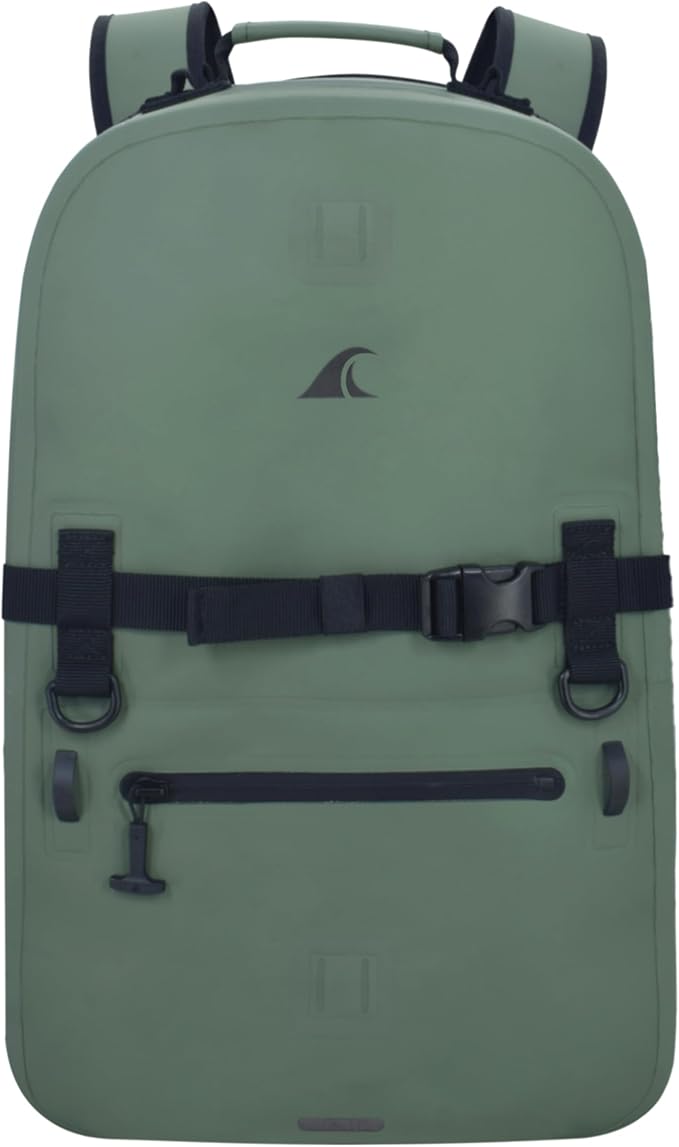Breakwater Supply™ Fogland Waterproof IP68 Submersible Backpack with Airtight Zippers | Laptop Travel Outdoors | 25L 20L 15L | 100% Waterproof, Submersible, Airtight Zippers, Travel Outdoors