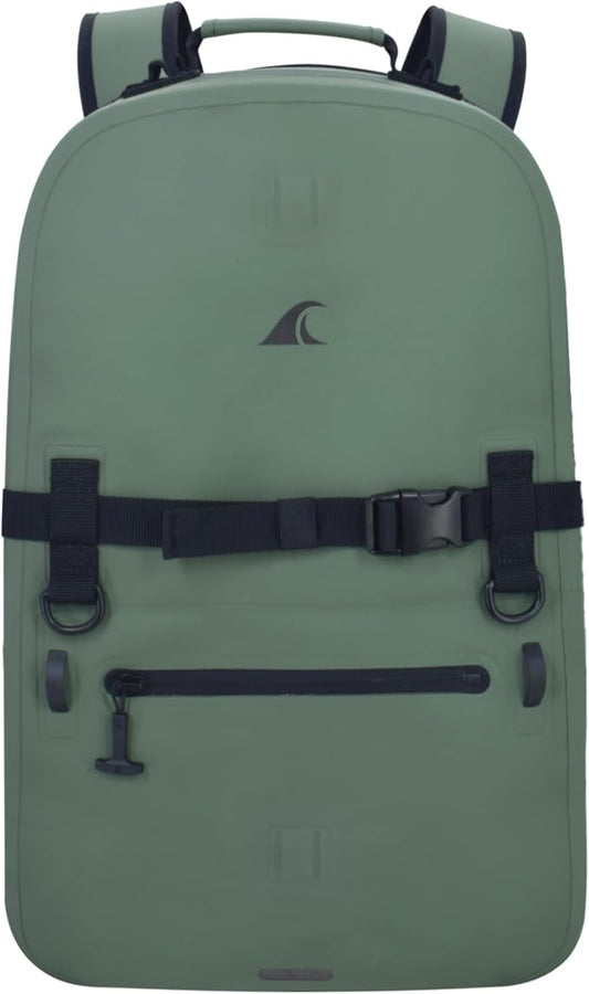 Breakwater Supply™ Fogland Waterproof IP68 Submersible Backpack with Airtight Zippers | Laptop Travel Outdoors | 25L 20L 15L | 100% Waterproof, Submersible, Airtight Zippers, Travel Outdoors