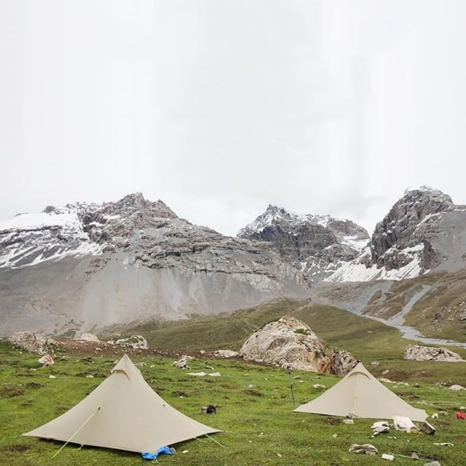 ASTA Gear Fengyin 2 Pyramid Tent,Portable Ultralight Tent Waterproof 1-2 Person for Outdoor,Camping,Hiking,Backpacking