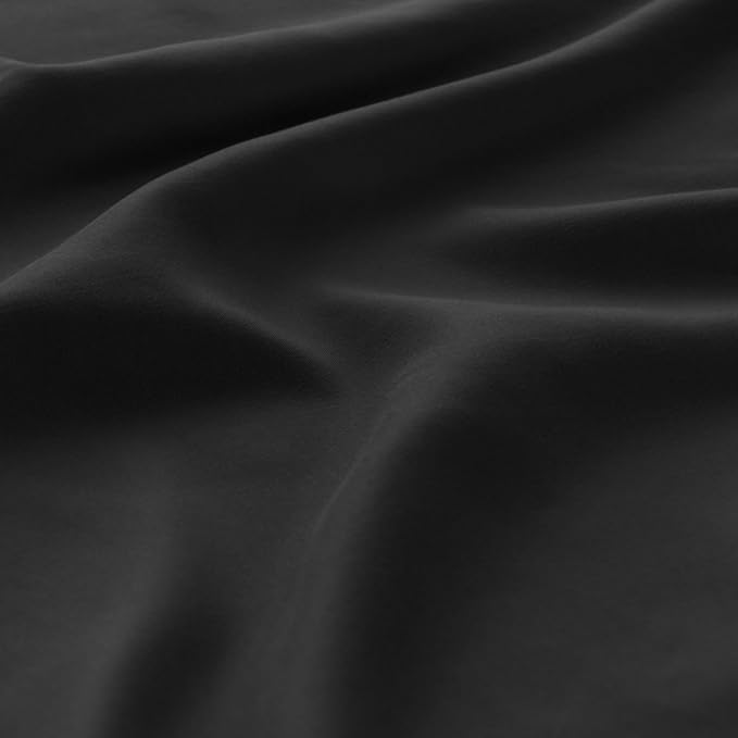 Twin Fitted Sheets 2 Pack Only, Mattress Up to 14 Inches Deep Pocket, Ultra Soft and Breathable Twin Bed Sheets, Long Lasting Single Fitted Sheets, Black