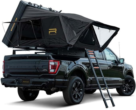 Condor Overland 2 XL Air Hard-Shell Roof Top Tent for Car Camping and Overlanding, Stamped Aluminum Shell, 3-4 Person Extra Large, Easy Assembly, Air Matress and Universal Mounting Brackets Included