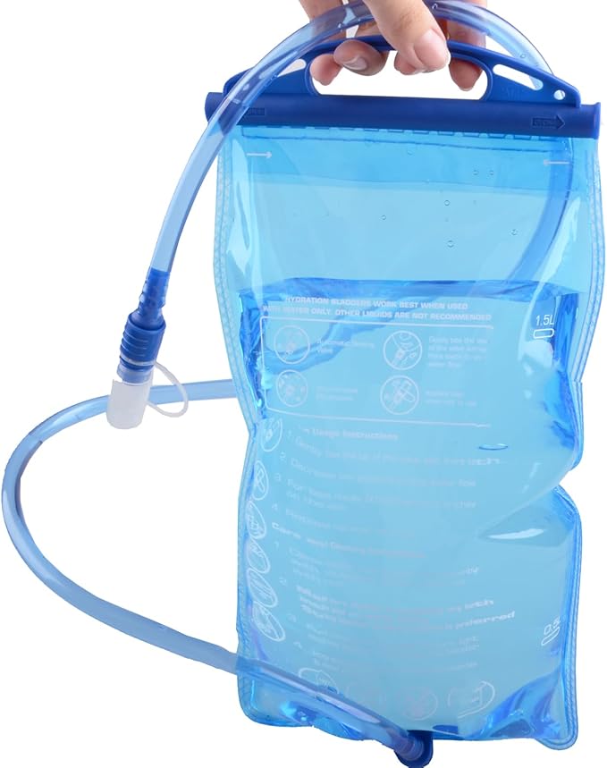 TRIWONDER Hydration Bladder Water Reservoir 1.5 Liter 2L 3L BPA Free Water Bladder for Running Cycling Hiking Camping Backpack