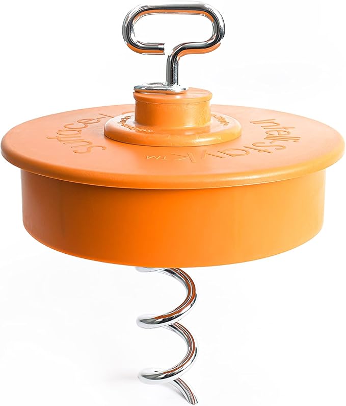 IntelliLeash Intelli-Stayk: Tailored for Soft Soils – Specialized Tie Out Stake for Dogs
