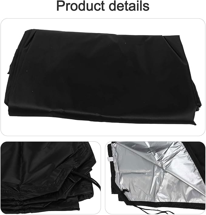 Car Roof Rack Cover, Waterproof Luggage Carrier Rooftop Cargo Tent Cover, Foldable Carrier Protector For SUVs And Cars Camping Travel(67"x57" /170 * 145cm)