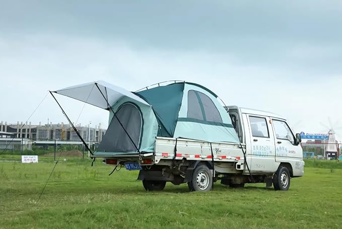 Truck Bed Camping Tent, Portable Pop - Up Tent for Pickup Trucks, Waterproof & Spacious for Outdoor Adventures