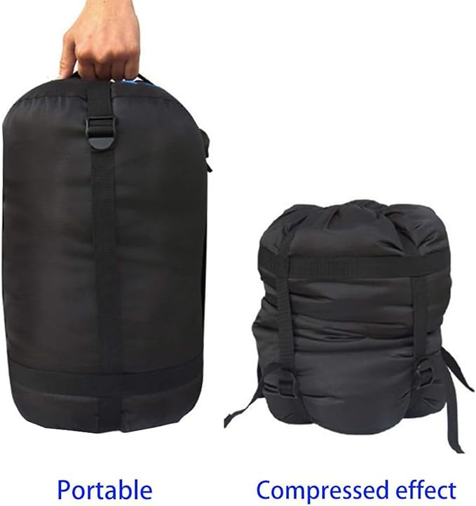 MOOCY Compression Stuff Sack, 12L/45L Sleeping Bag Cover Sack Sleeping Bags Storage Stuff Sack Organizer - Great Sleeping Bags Clothes Camping Hiking Backpacking