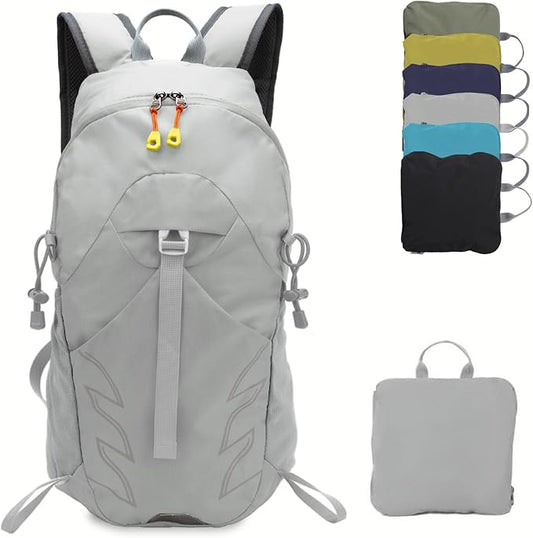 Small Lightweight Hiking Backpack，20L Foldable Hiking Daypack Cycling Hydration Backpack Travel Camping Bag
