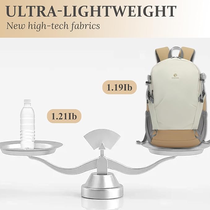 Hiking Backpack for Men Women, 25L Lightweight Travel Backpack Camping Daypack for Outdoors
